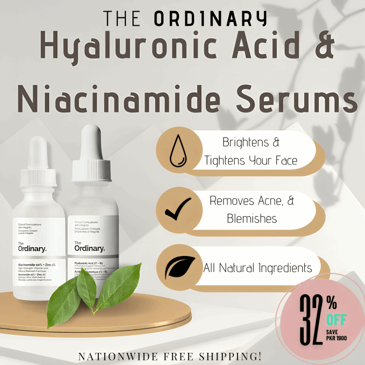 Pack of 2 - The Ordinary's Niacinamide & Hyaluronic Acid + B5 Serum