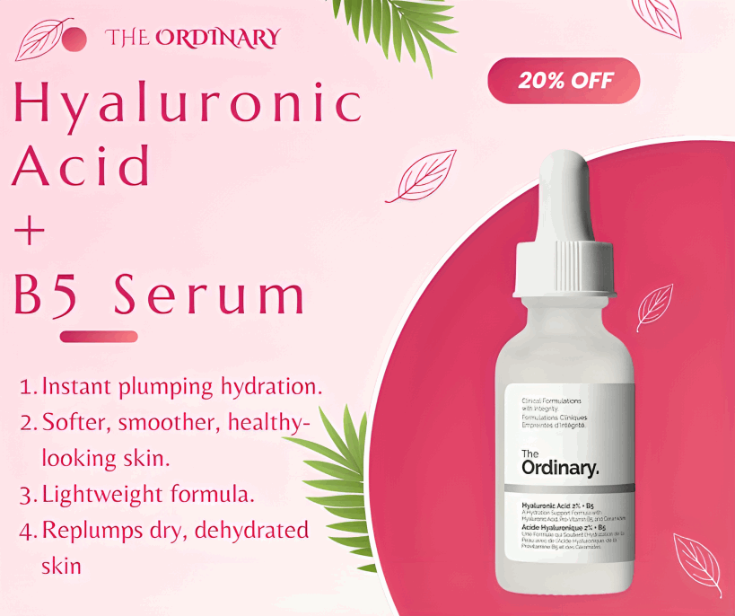 The Ordinary Hyaluronic Acid  + B5 Serum-30 ml