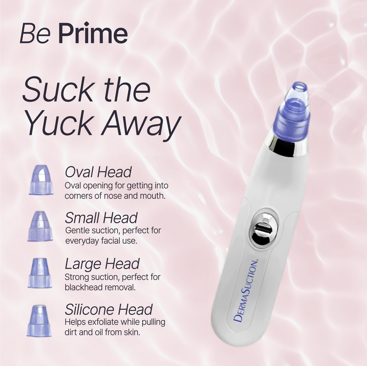 Derma Suction Blackhead, Whitehead, Dirt, & Oil Remover