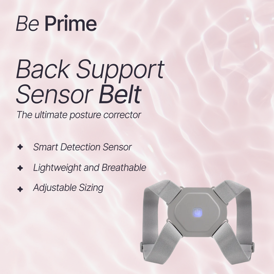 Adjustable Spine Back Support Posture Sensor Belt