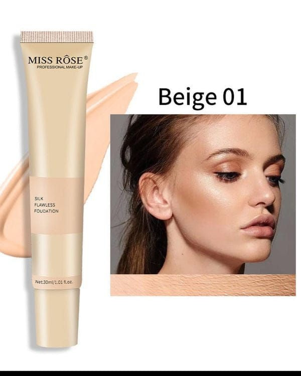 Miss Rose Silk Foundation - Beige 1 Shade