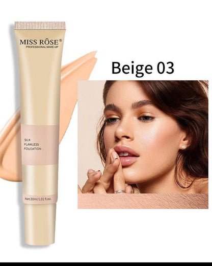 Miss Rose Silk Foundation - Beige 3 Shade