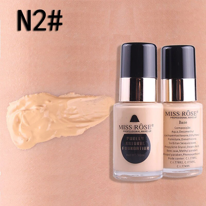 Miss Rose Deep Whitener Liquid Foundation - All Shades Pack