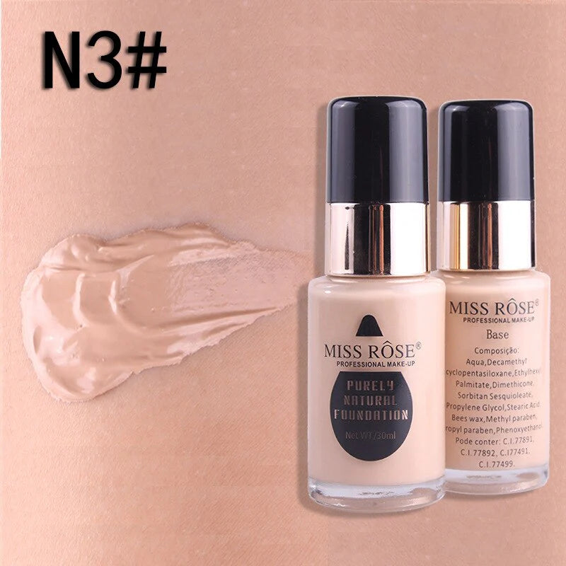 Miss Rose Deep Whitener Liquid Foundation - All Shades Pack