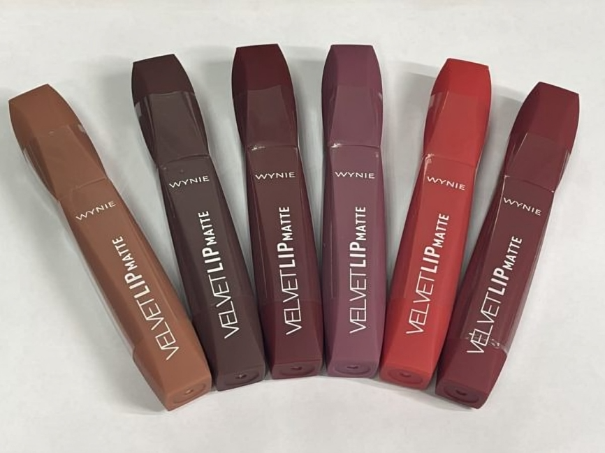 Pack Of 6 Wynie Velvet Lip Matte Lipgloss