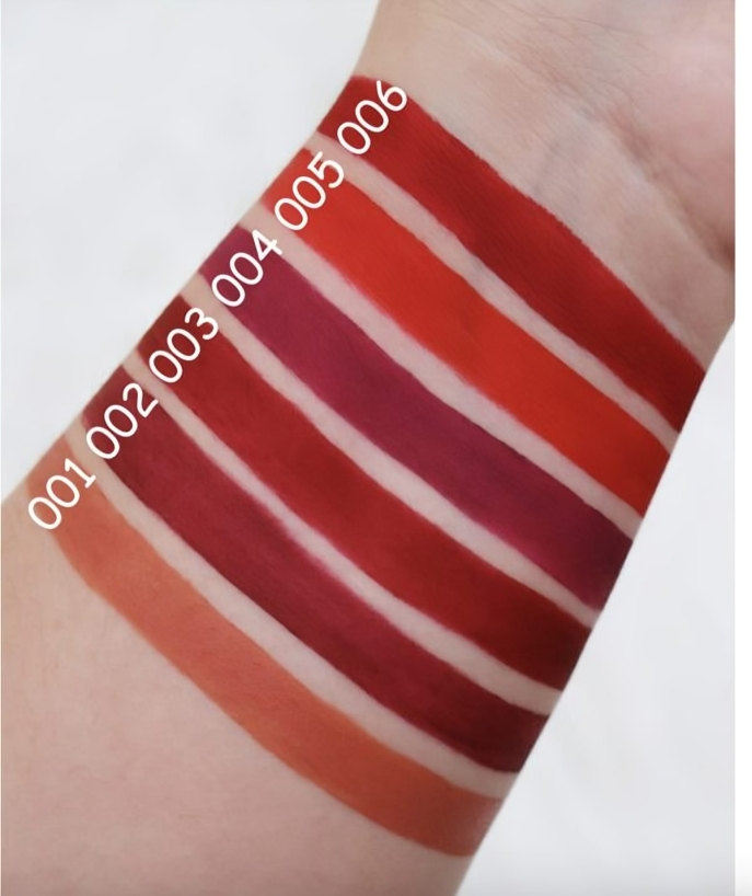 Pack Of 6 Wynie Velvet Lip Matte Lipgloss