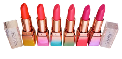 Miss Rose Matte Lipsticks - Pack Of 6