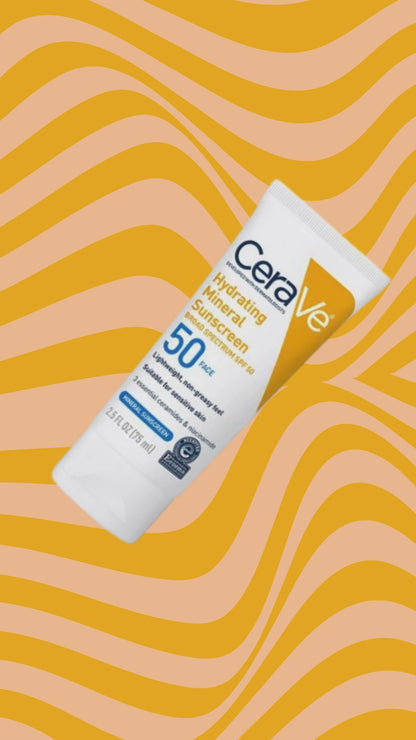 CeraVe Hydrating Mineral Sunscreen Spf 50